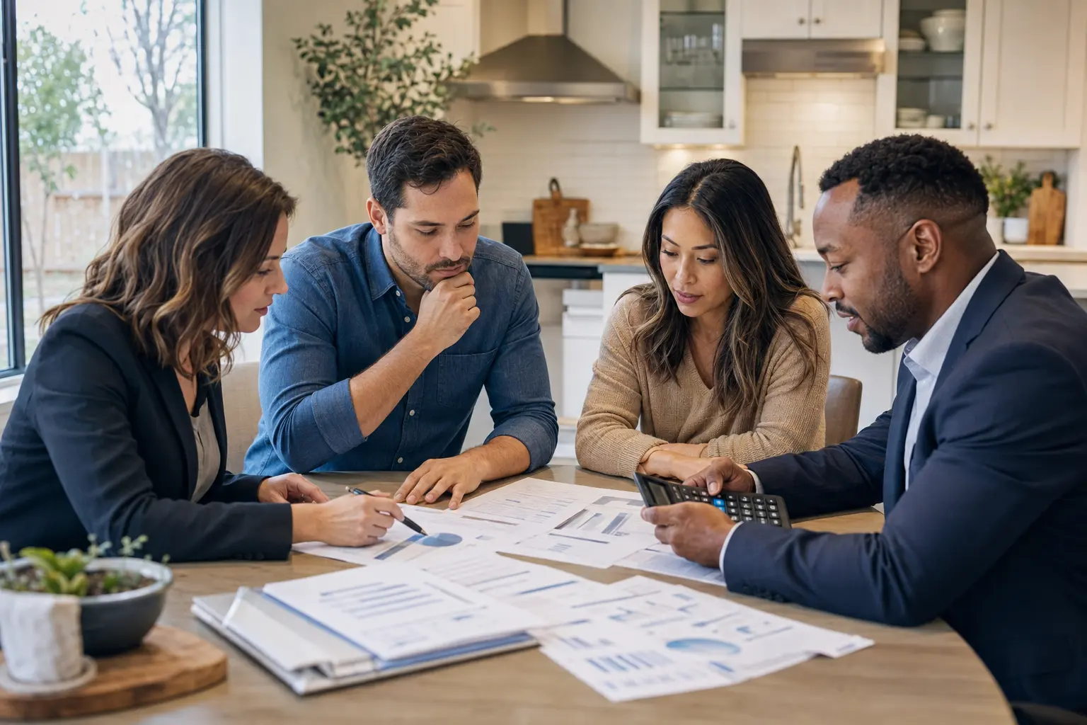 McKinney buyer team comparing a rate buydown with a mortgage professional
